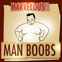 Who needs a lifeguard - Marvelous Man Boobs